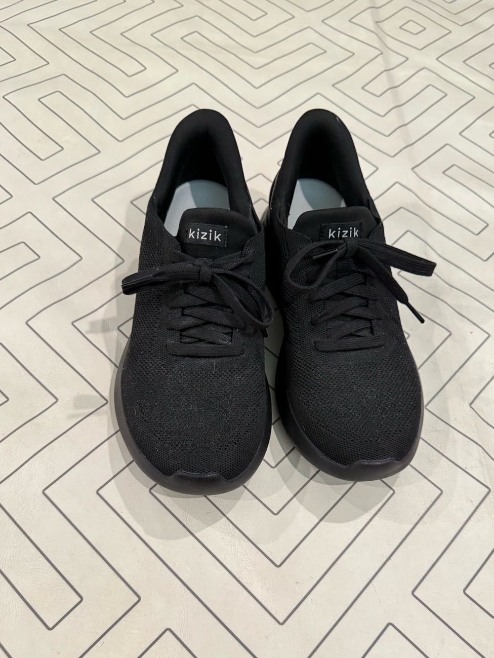 Kizik Black Hands Free Slip On Sneakers